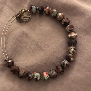 Alex and Ani purple bead bracelet